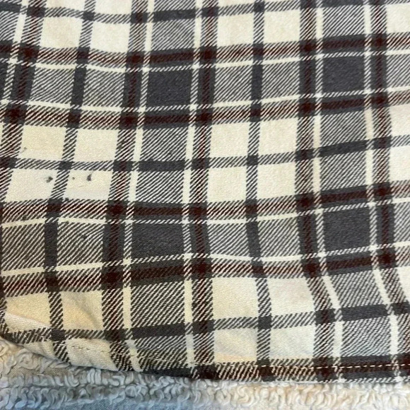 Jachs Flannel Button Up Shirt Men's Grey & Brown  Plaid Outdoors - Picture 6 of 8